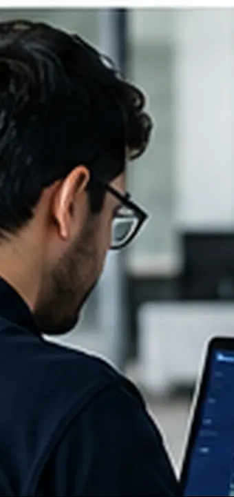 Especialista de Supro trabajando en sitio